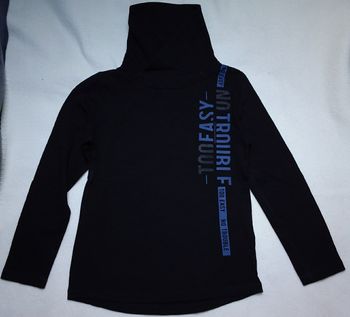 T-shirt col montant