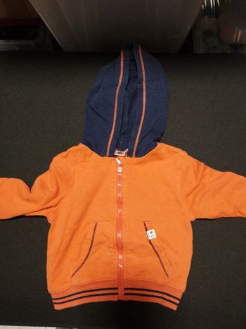 Gilet zip 12 mois marque Z Grain de blé