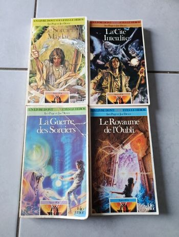 Lot 4 Livres Dont Vous Êtes Le Héros LDVELH : Série Astre D'or 4/4 Joe Dever