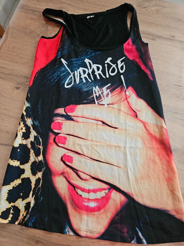 Débardeur long femme 34/36