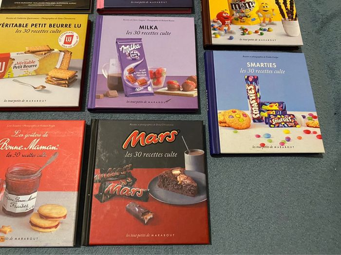 Lot de 11 petits livres de recettes de cuisine : mars, mm’s, milka, Aoste tesseire - photo numéro 5