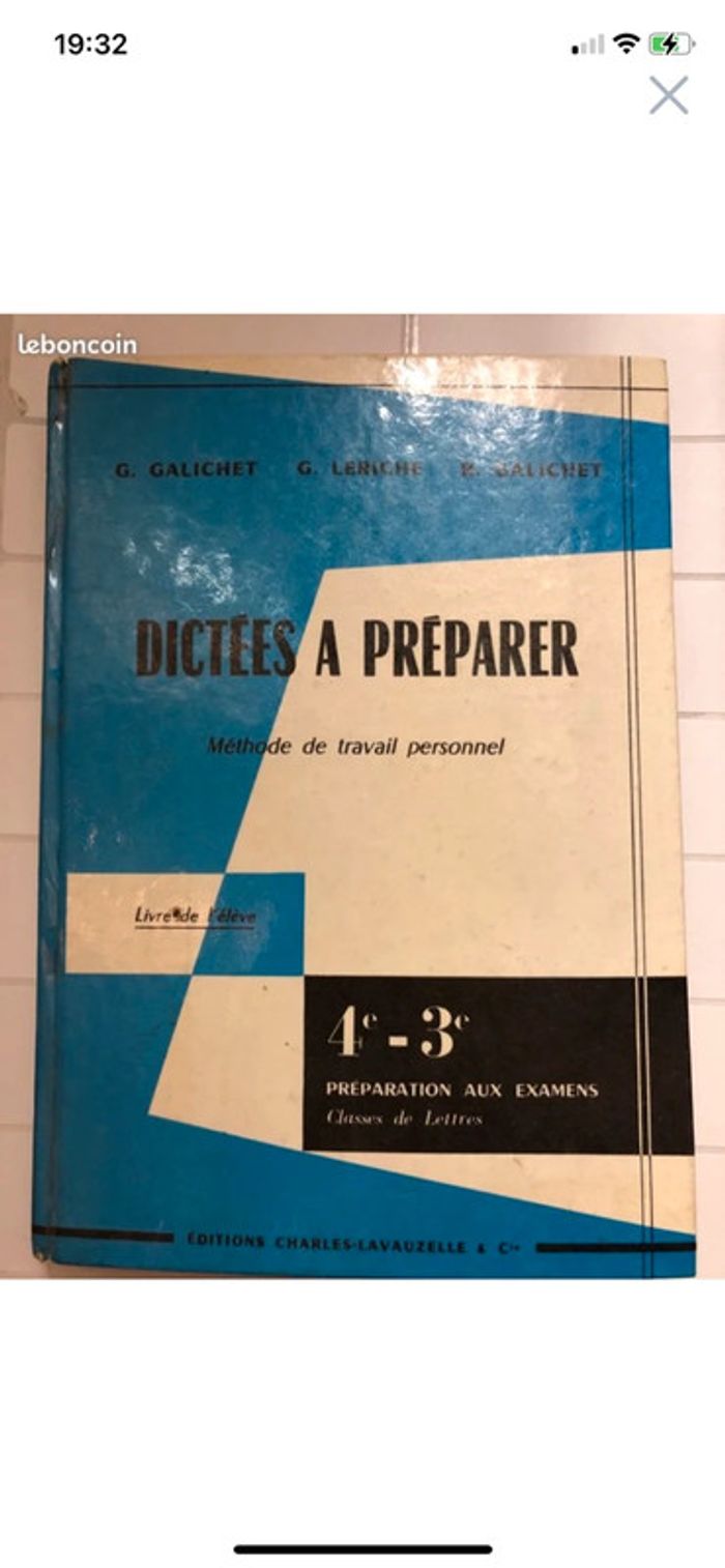Dictées à préparer