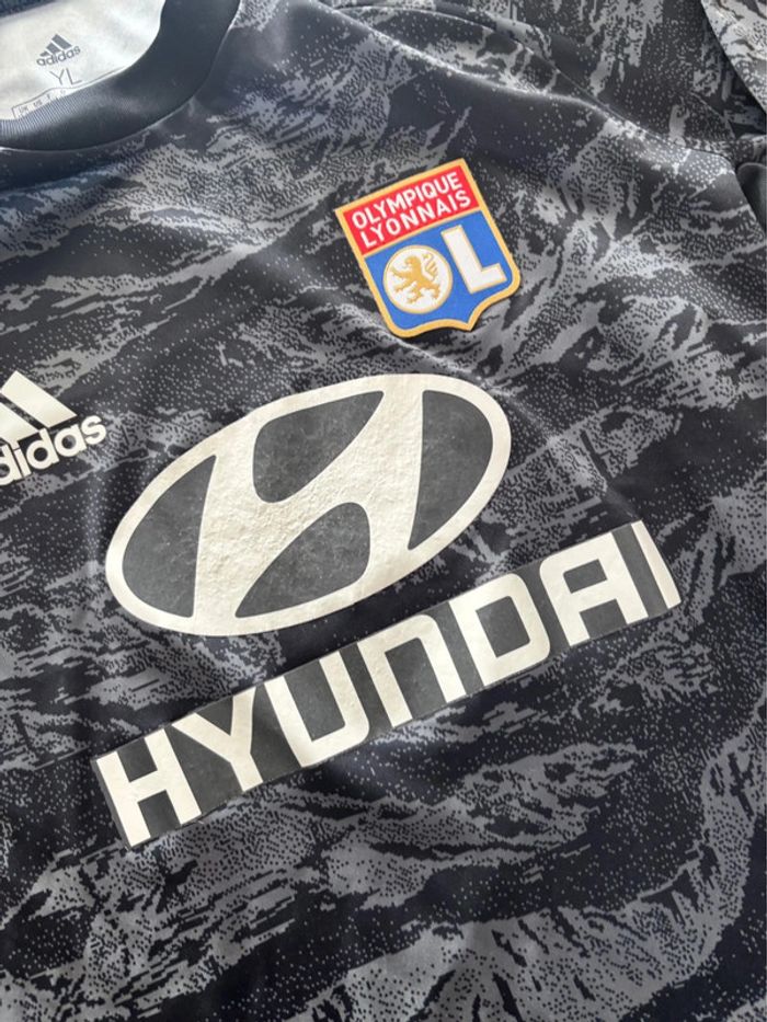T-shirt foot olympique lyonnais gardien gris 13-14 ans - photo numéro 3