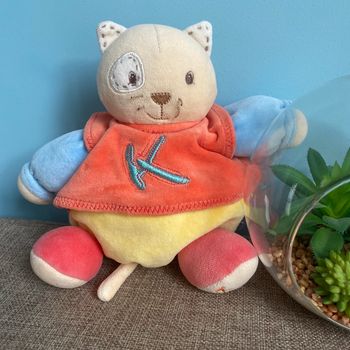 Doudou chat kaloo 123