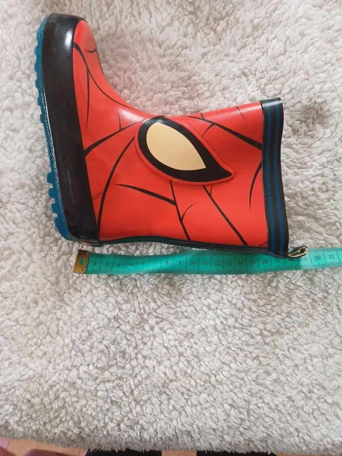 Bottes en caoutchouc spiderman - photo numéro 7