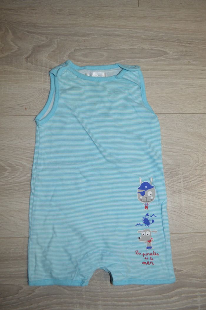 Barboteuse Kitchoun 1 mois Les pirates de la mer