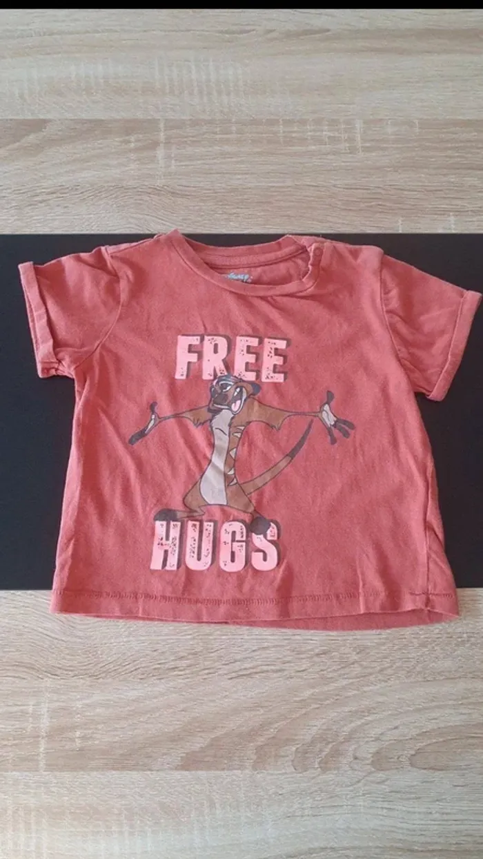 Lot 2 tee-shirts manches courtes 23 mois - photo numéro 2