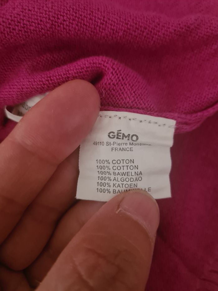 Boléro rose Gemo / Taille 14 ans - photo numéro 2