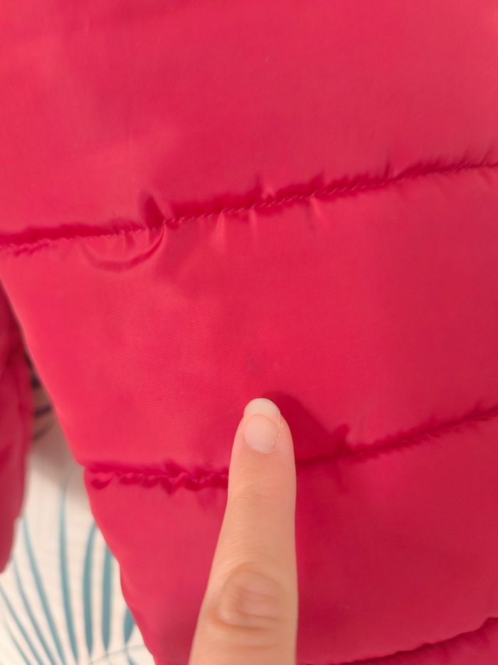 🌺 Doudoune à capuche - Rouge - Magike - XL (42/44) 🌺 - photo numéro 5