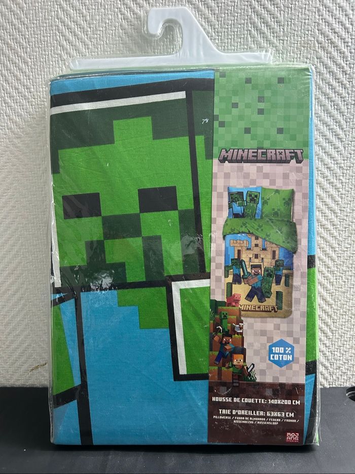 Parure De Lit Minecraft - Housse De Couette Minecraft - photo numéro 3