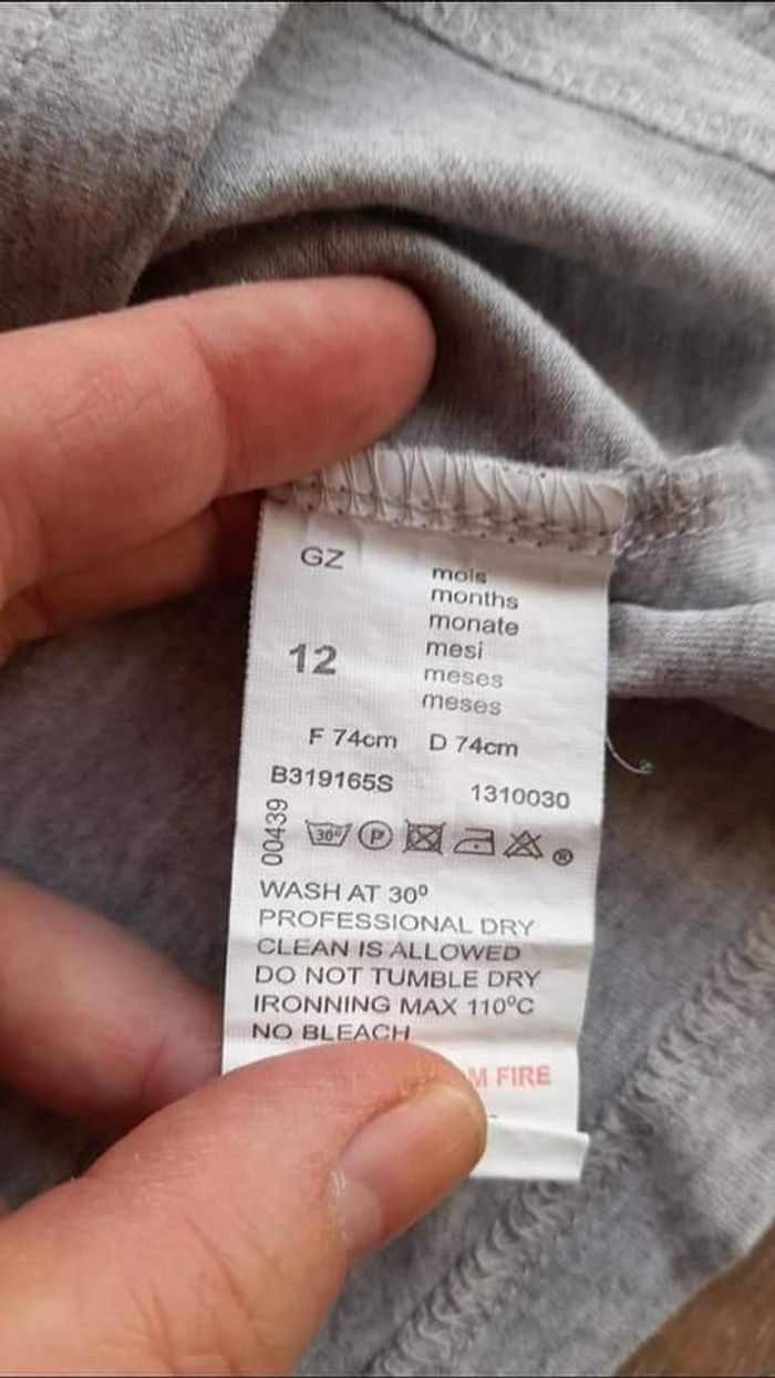 Lot de 4 t-shirts longues manches garçon 74: 9-12 mois - photo numéro 5