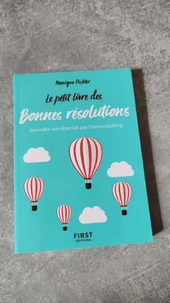 Mini livre de poche Bonnes résolutions