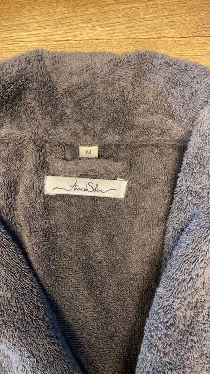 Peignoir homme gris foncé - photo numéro 3