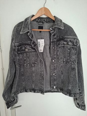 Veste en jean grise neuve