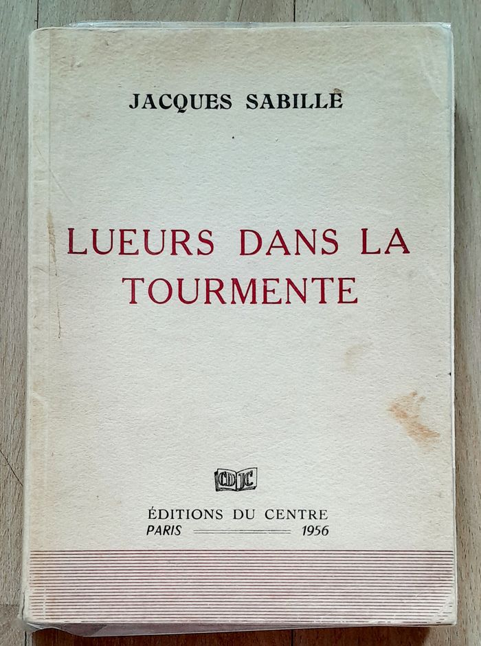 Jacques Sabille - Lueurs dans la tourmente (histoire)