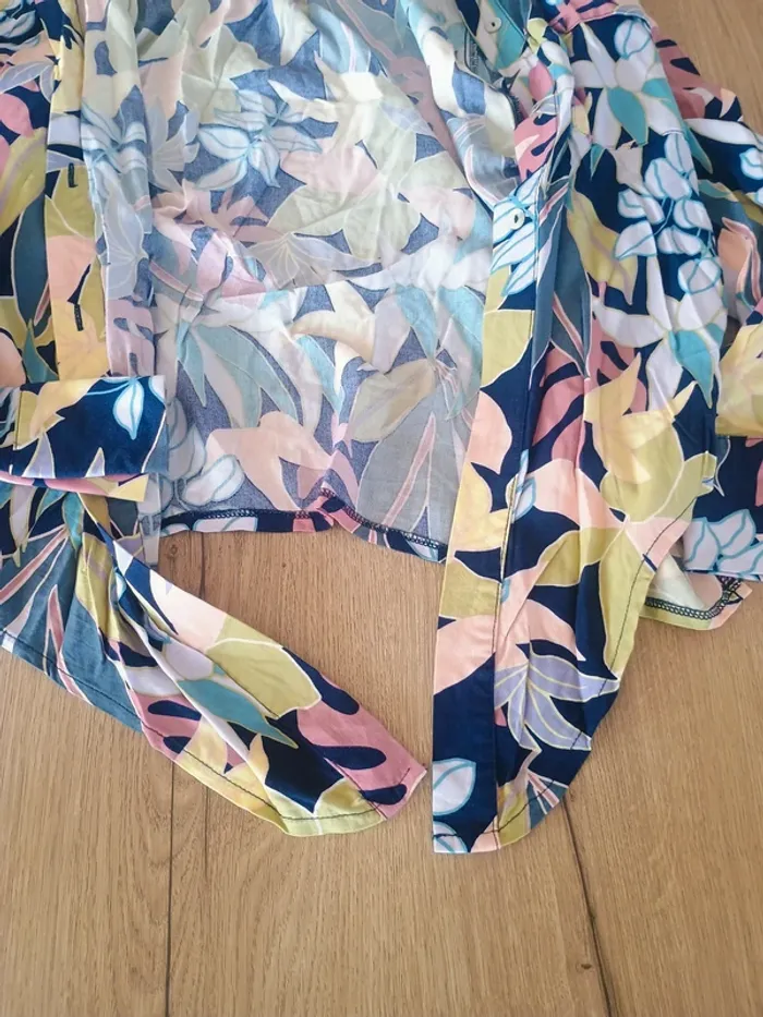 Veste légère à imprimé tropical – Taille 44 - photo numéro 4
