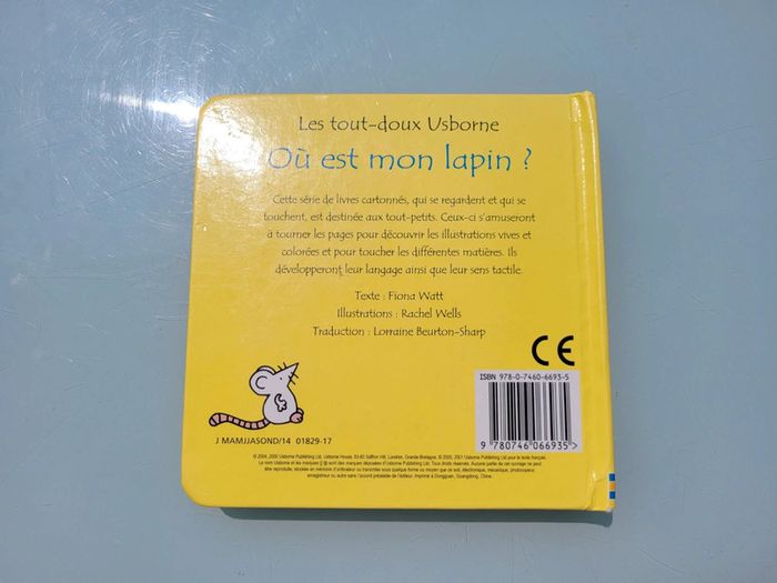 Livre à toucher Les Tout-doux Usborne 🐇 Où est mon lapin? 🐰 - photo numéro 8