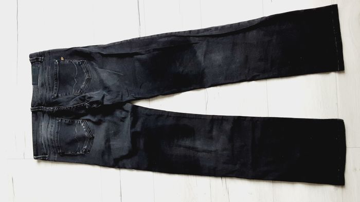 Vêtement femme pantalon type jean noir Bonobo regular fit taille 40 - photo numéro 3