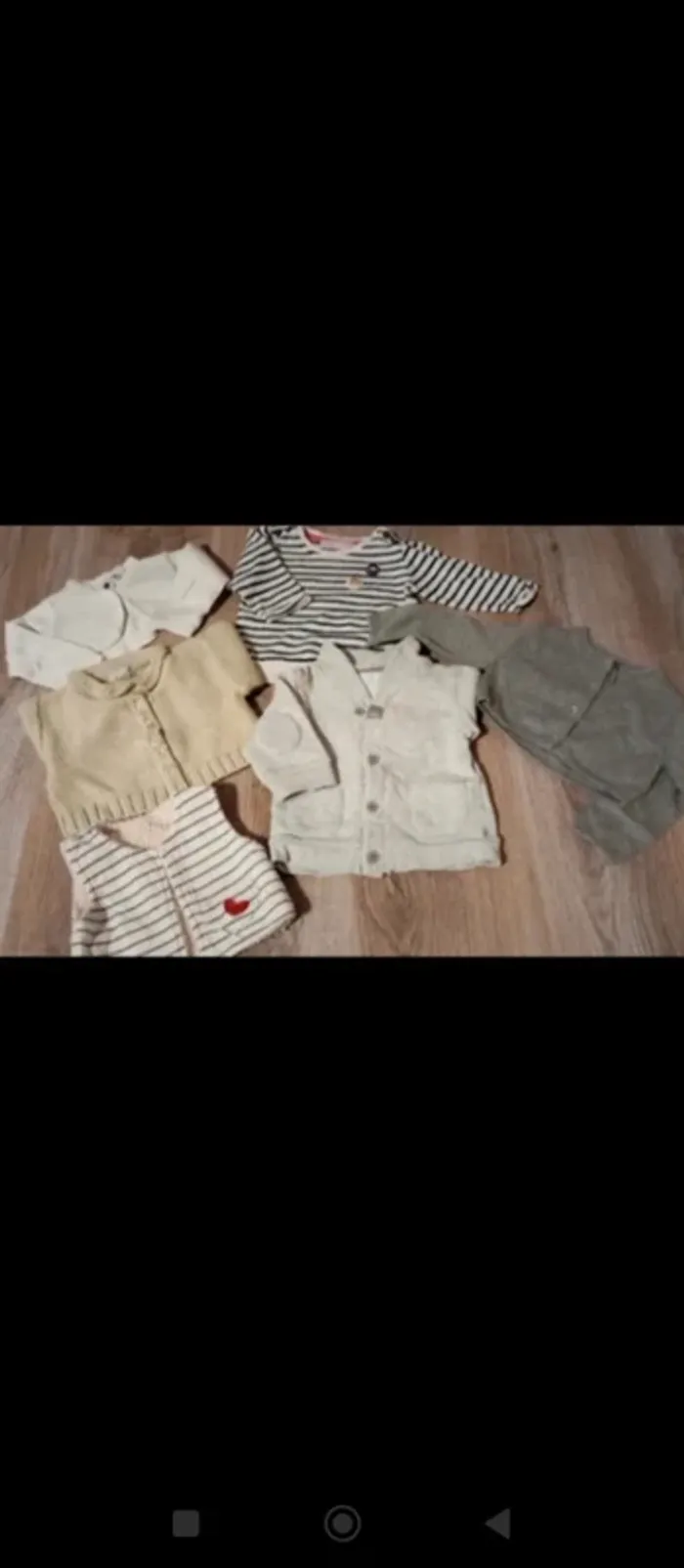 Lot fille pull