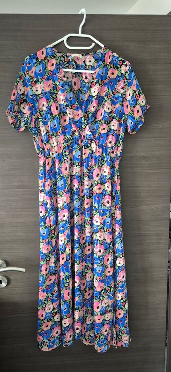 Robe longue fleurie T.S