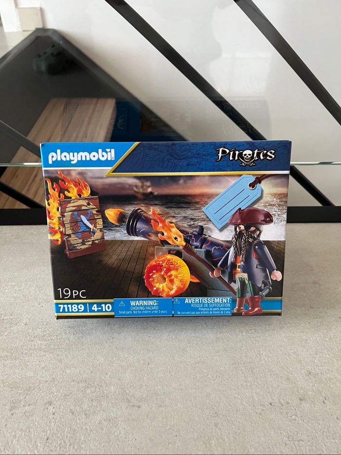 Playmobil 71189 pirate et canon de feu