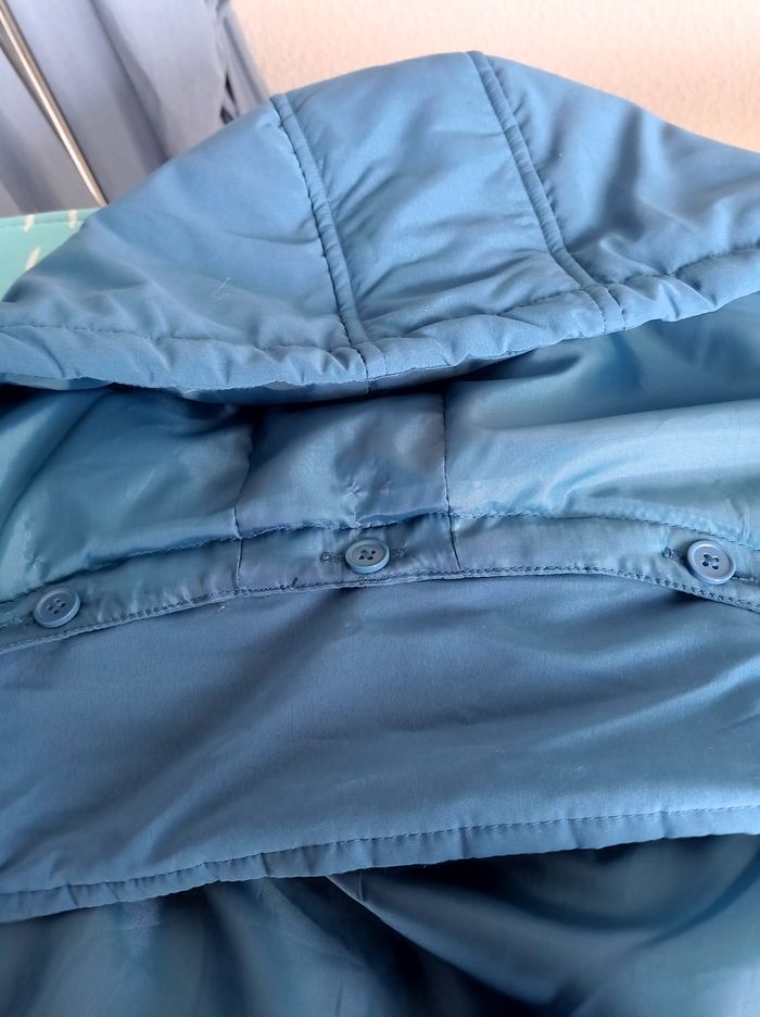 PARKA BLEU BONHEUR Bleue. NEUVE. - photo numéro 4