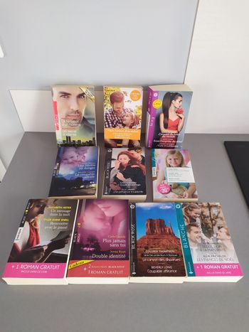 Lot de 10 livres Harlequin