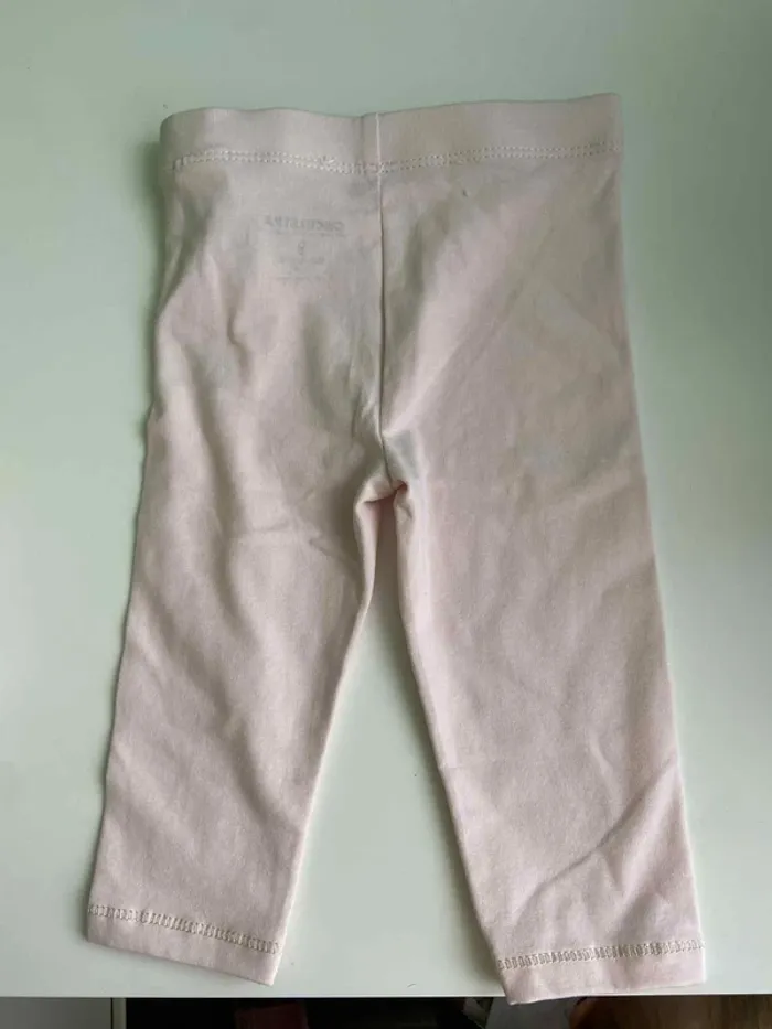 Lot de 10 bas : 9 leggings et 1 pantalon, fille 6-9 mois - photo numéro 7