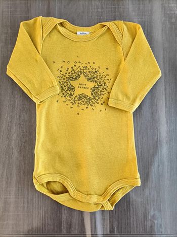 Bodie manches longues Mixte Petit Bateau 3 mois