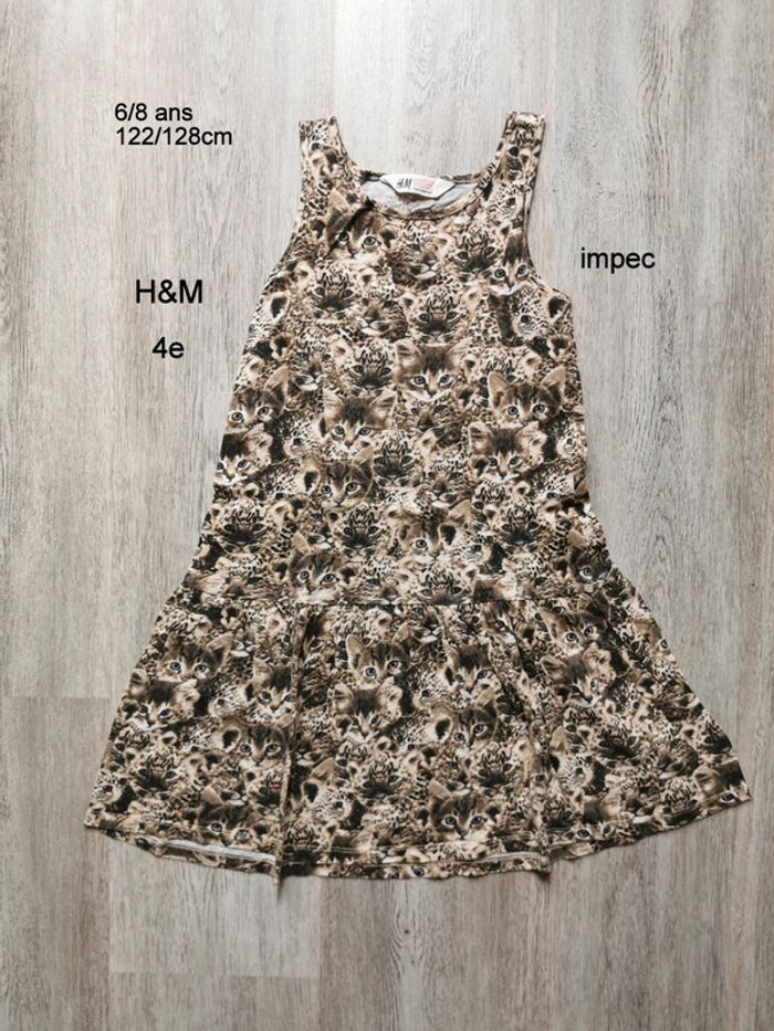Robe 👗 h&m imprimé chat 🐱