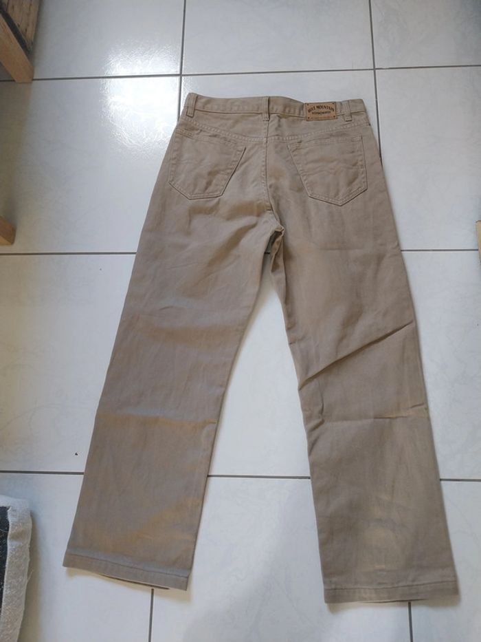 Jeans large Blue Mountain Original Jeans T42 Beige - photo numéro 2