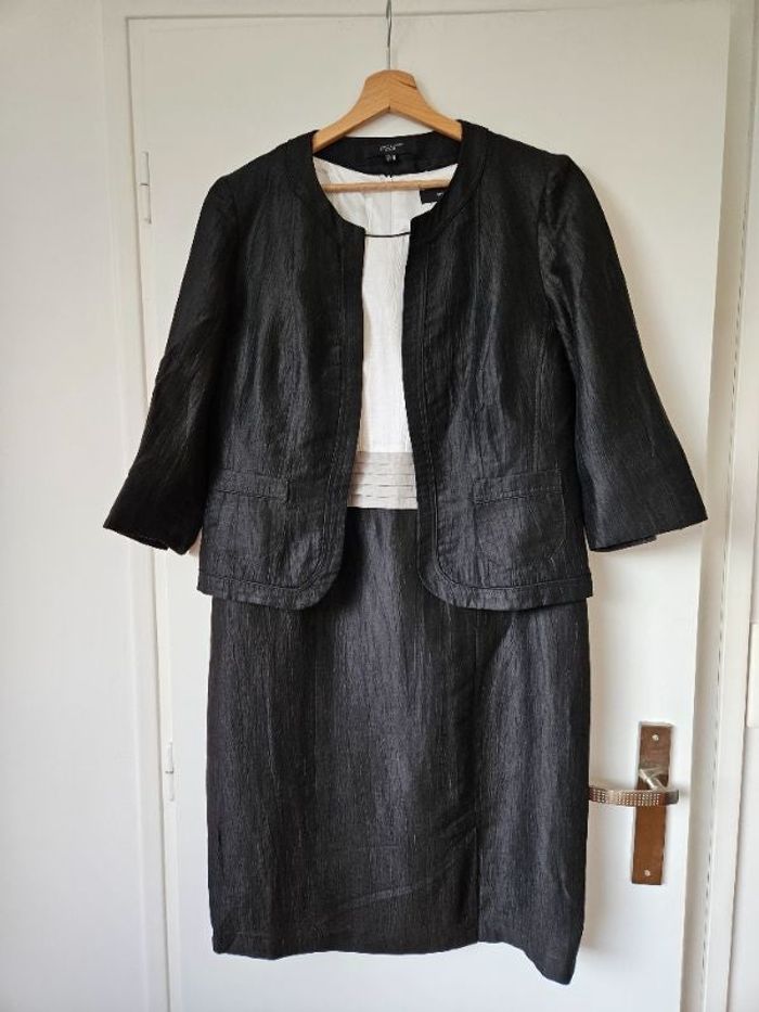 Robe et veste assortie taille 42/44 ideal cérémonie Un jour ailleurs
