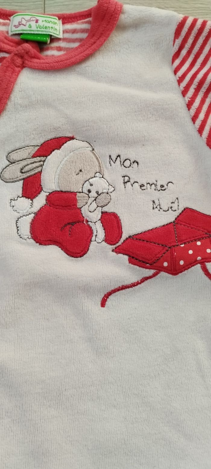 Pyjama de Noël mixte 6 mois Manon et Valentin - photo numéro 2