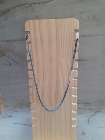 Collier argenté lune