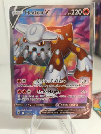 Heatran 165 full art astres radieux pokemon 