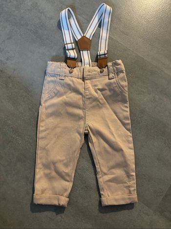 Top Salopette beige neuf