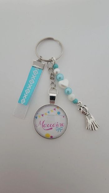 Cadeau marraine, porte clé message bijoux de sac " marraine "