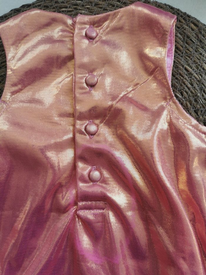 Robe bouffante 👣 rose brillant, 1 / 3 mois, Kitchoun - photo numéro 4