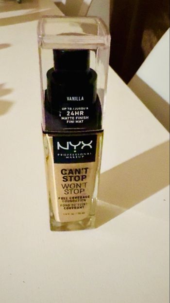 FOND DE TEINT NYX CAN’T STOP WON’T STOP 💛