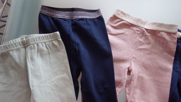 Lot de 7 leggings et pantalons en jean 4ans Vertbaudet et autres - photo numéro 2