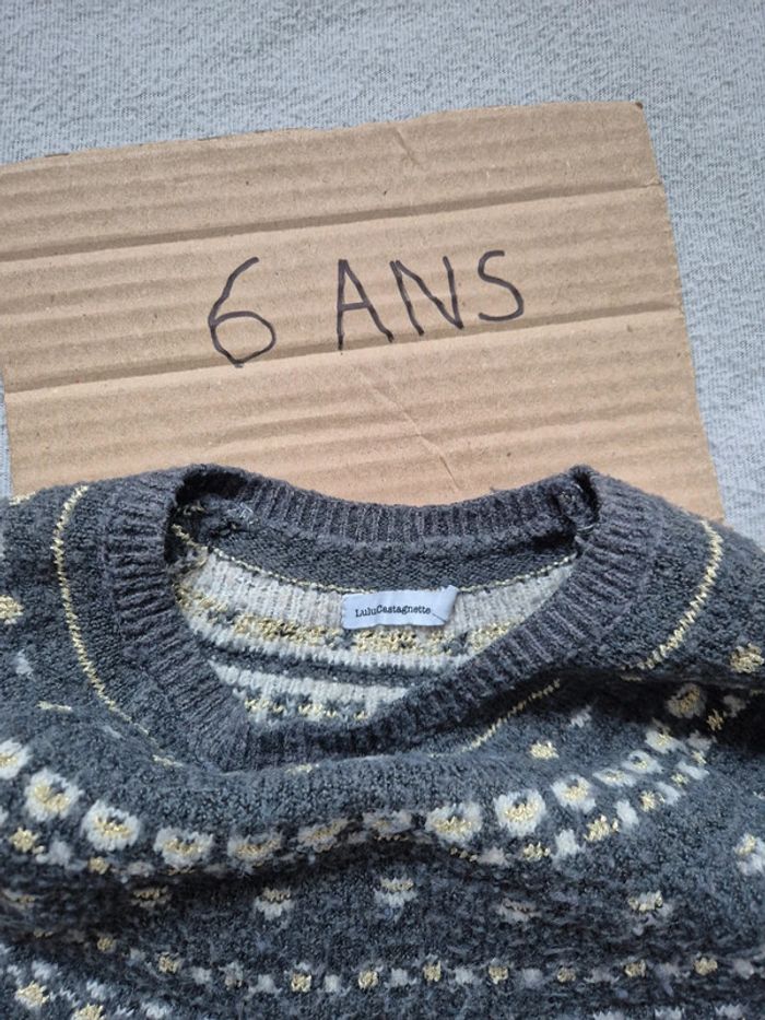 Pull fille 6 ans lulu castagnette - photo numéro 4
