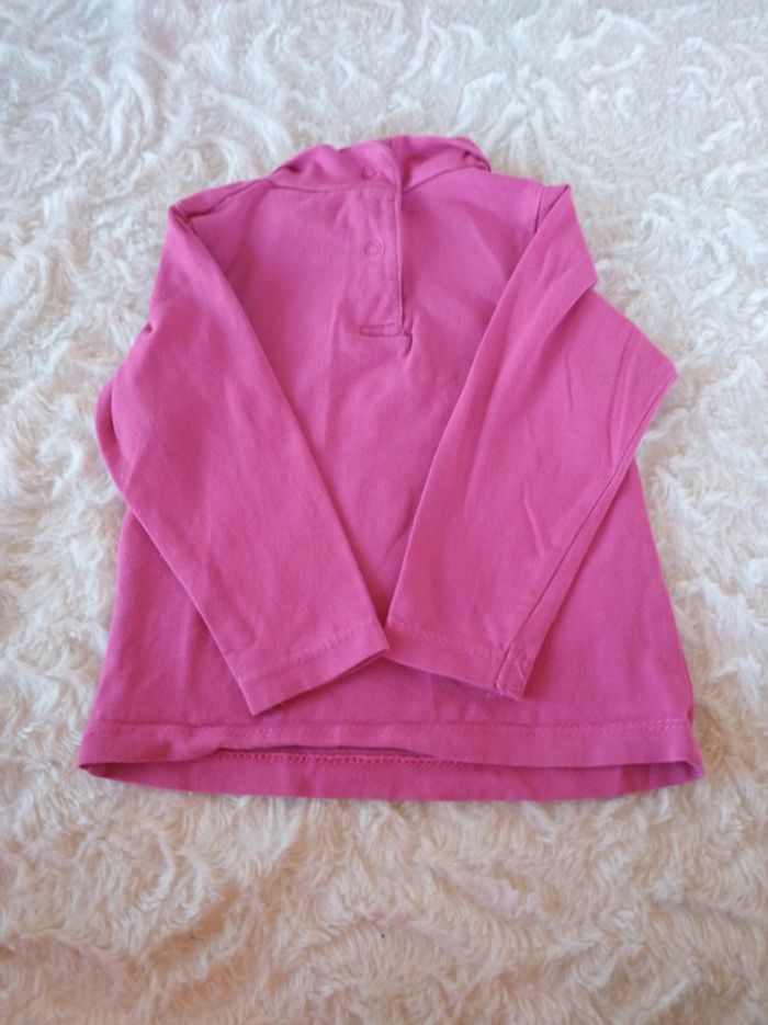 Sous pull col roulé manches longues Fille 12 mois Orchestra - photo numéro 8