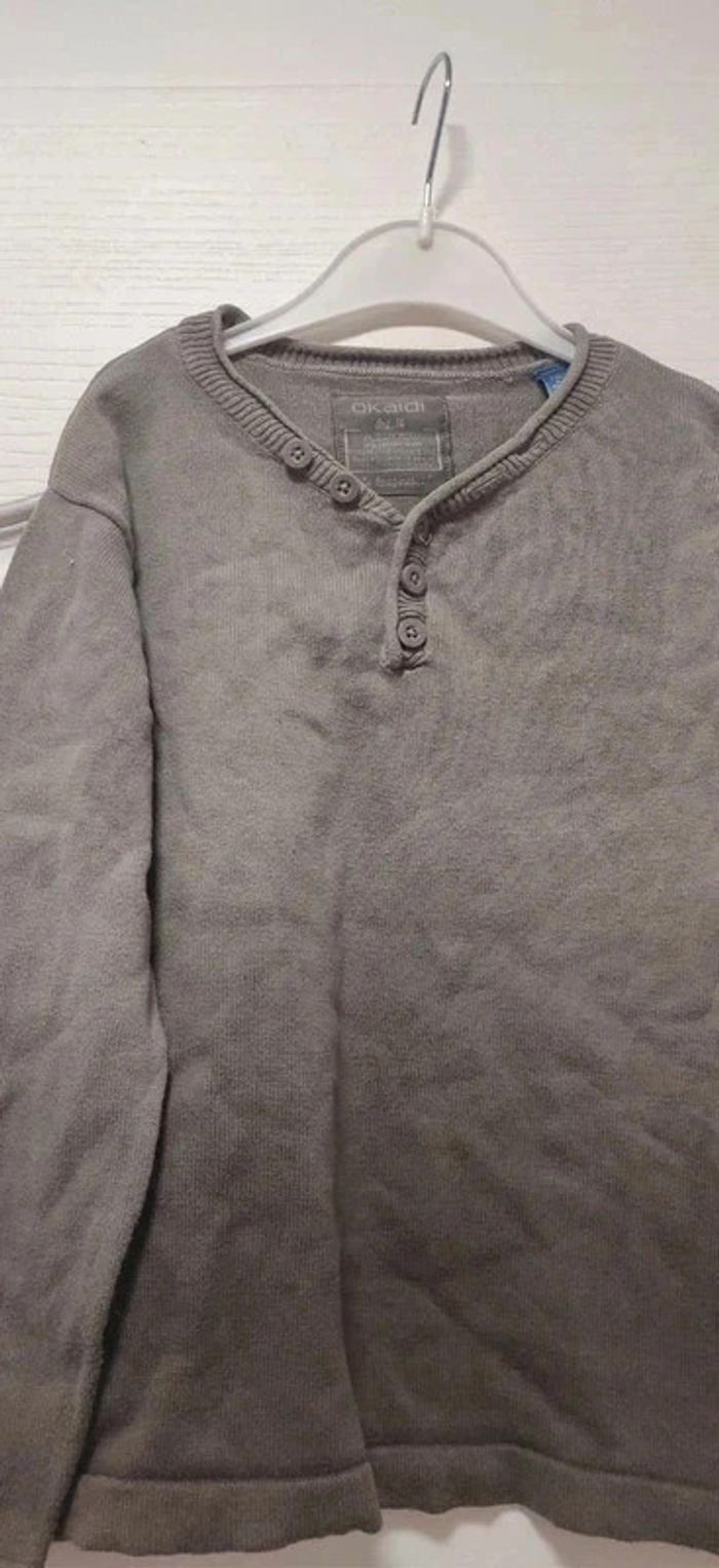 Superbe pull tie and dye Okaïdi 6 ans - photo numéro 3