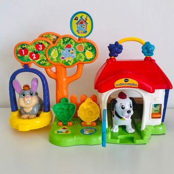 Niches à surprises avec 2 Tut Tut Animo Vtech 