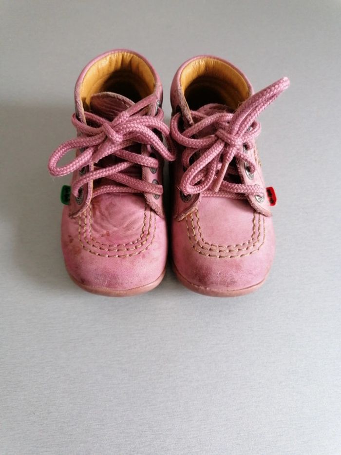 Bottines rose kickers T20