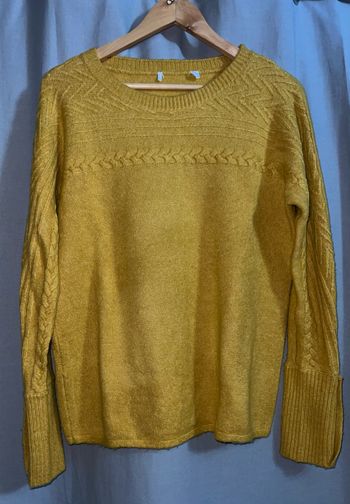 Pull d’Hiver moutarde femme