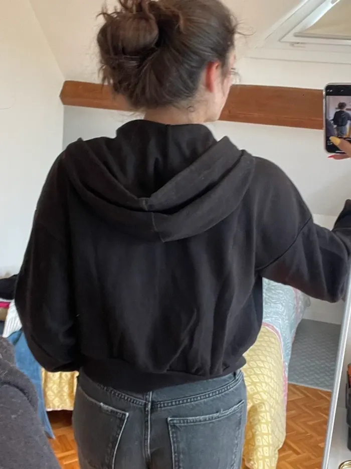 Sweat zip courte - photo numéro 3