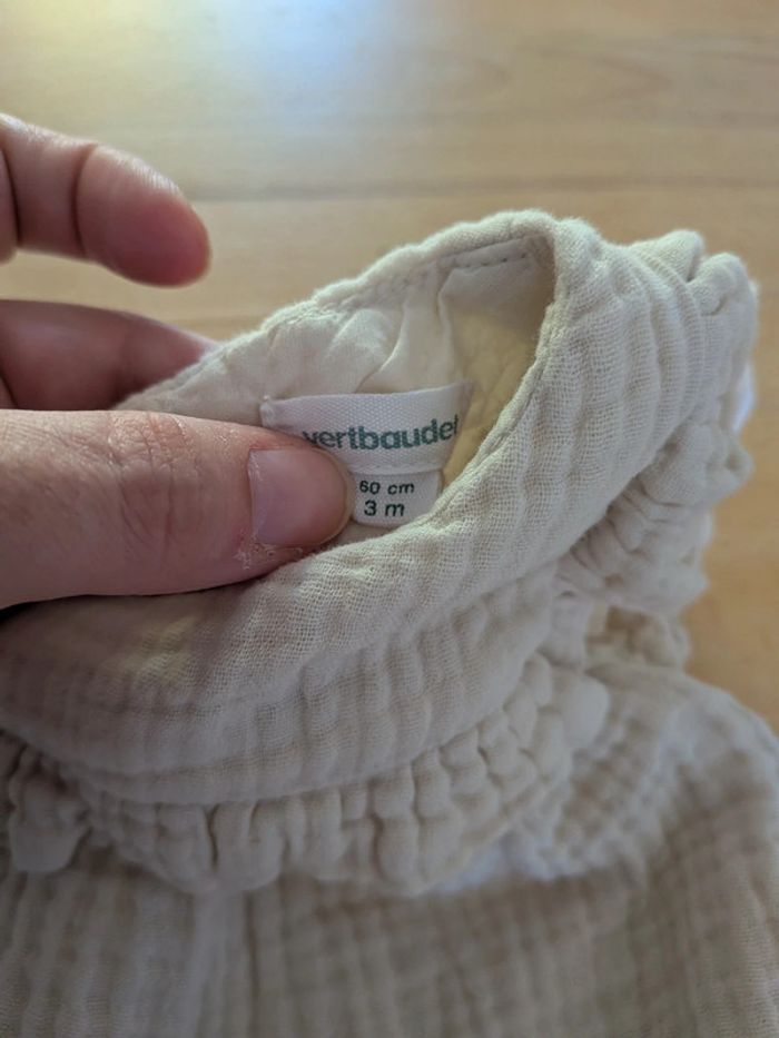 Vertbaudet
Robe en gaze de coton bébé - vanille - photo numéro 6