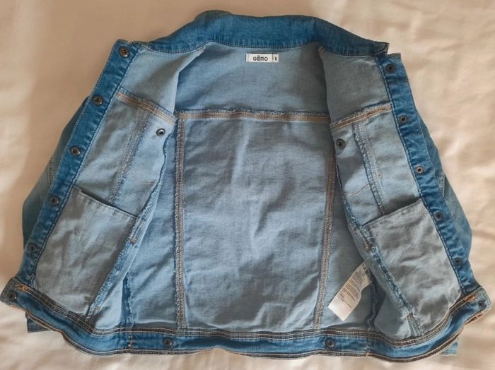 Veste en jean 8 ans fille gémo - photo numéro 2