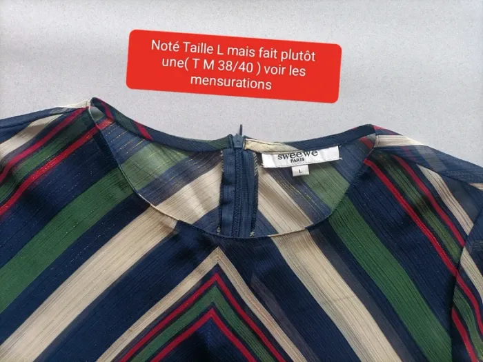 Haut tunique original femme neuf TM - photo numéro 5